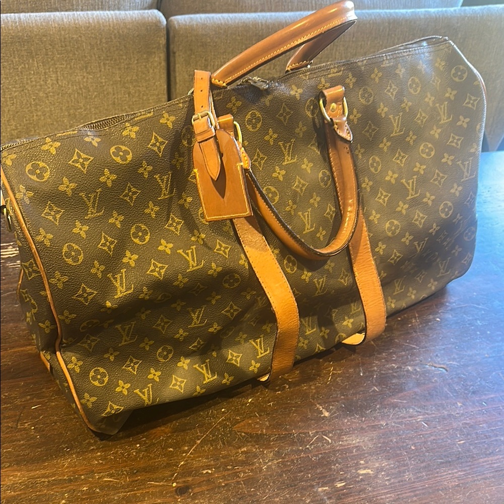 Louis Vuitton Brown Monogram weekender Bag
